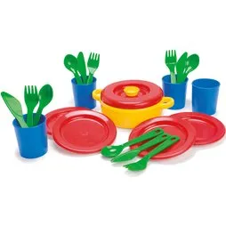 Dantoy Dinner set 22 delen in net