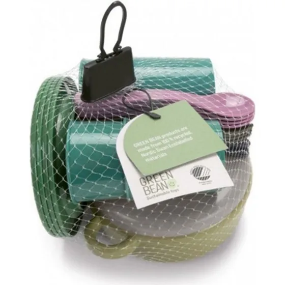 Dantoy Green Bean Eetservies 22-delig - Aardekleuren