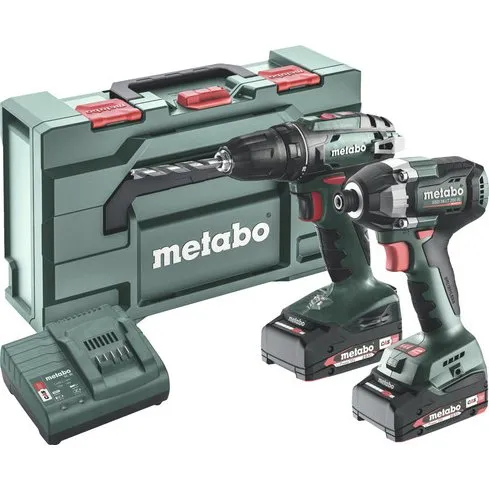 Metabo Combo Set 2.8.1 18 V Accu-Tools in metaBOX (2x 2.0 Ah)