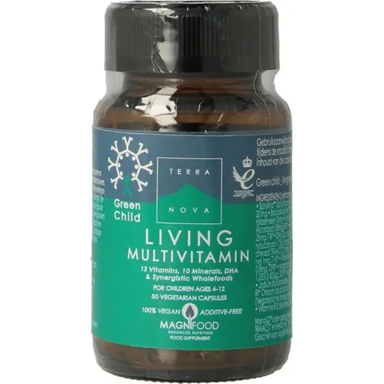 Terranova Green Child Living Multivitamines 100 capsules