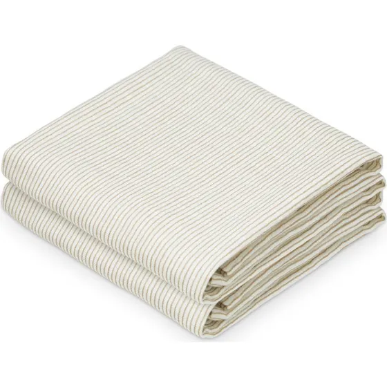 CamCam Copenhagen Hydrofiele Doek 2-pack Camel Stripe 70x70 cm