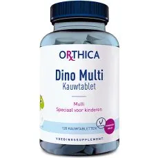 Orthica Dino Multi 60 Kauwtabletten (Framboos)