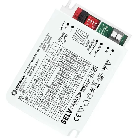 LEDVANCE LED Driver DALI Performance Gen 2 -60/220-240/1A4