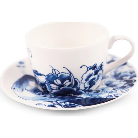 Royal Delft Peacock Symphony Theekop & Schotel 220 ml