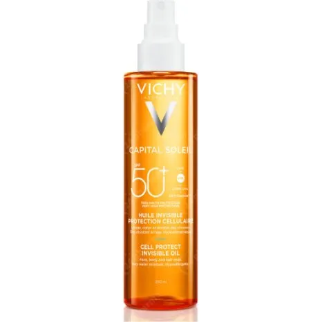 Vichy Capital Cell Protect Invisible Oil SPF50+ 200ml
