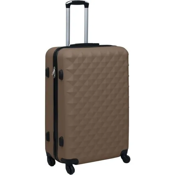 vidaXL Harde Koffer ABS Bruin 55 cm
