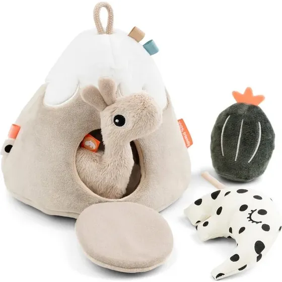 Lalee Hide and Seek Mountain – Zand, Blauw, Groen, Koraalrood