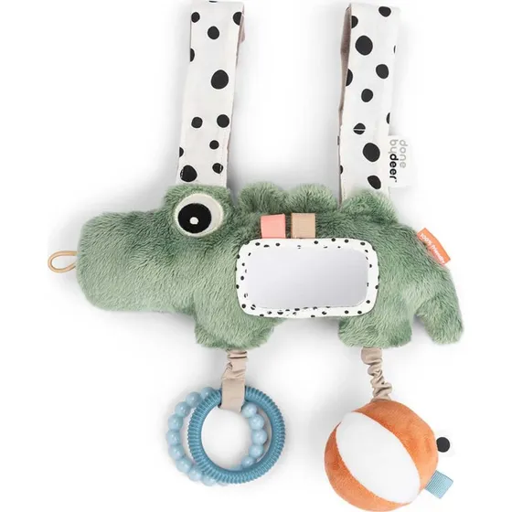 Done by Deer Hanging Activity Toy Croco Groen