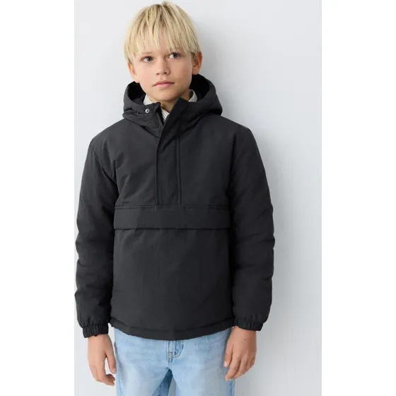 Mango Kids Anorak Antraciet