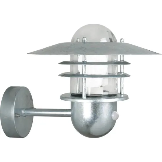 Nordlux Agger Wandlamp met Sensor, Gegalvaniseerd, IP54