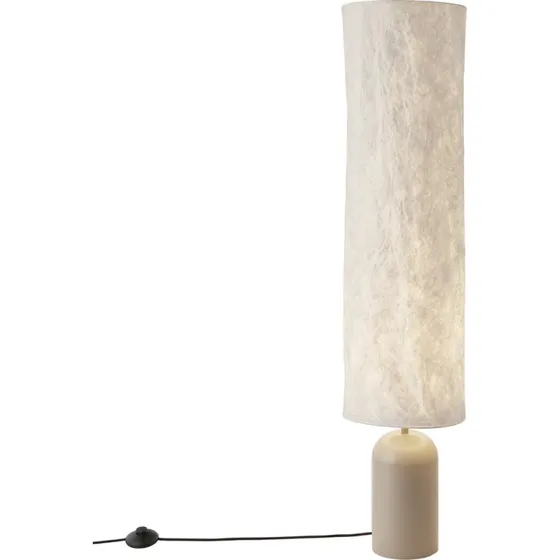 DFTP Talli Vloerlamp Brown - Slank Cilindrisch Tyvek & Metaal