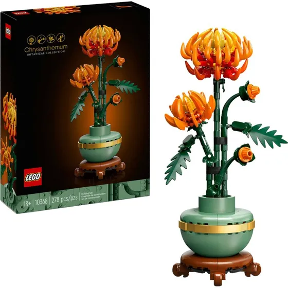 LEGO Botanicals 10368 Chrysant Bouwpakket voor Volwassenen