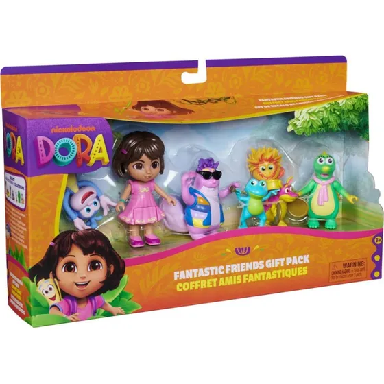 Dora The Explorer - Geschenkdoos met 5 Knikkende Figuren
