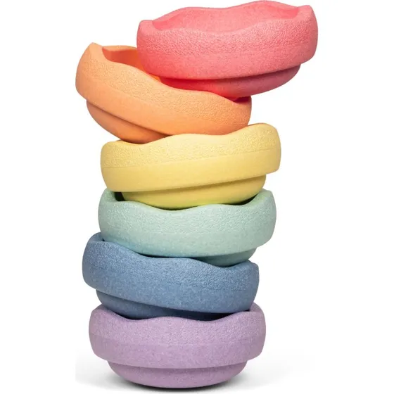 Stapelstein® Rainbow Pastel 6 stuks