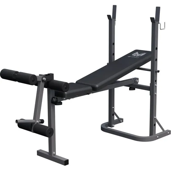 Gorilla Sports Halterbank Met Leg Curl