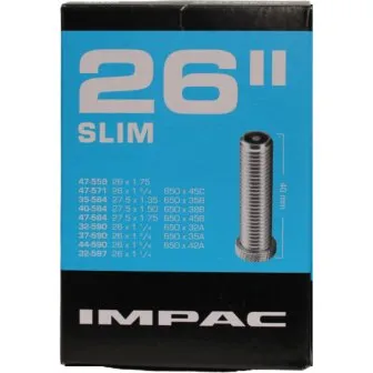 Impac Binnenband 26 x 1.75 - 1 5/8" AV 40mm Zwart