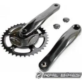 Merkloos Crankstel 38T 170 mm Zwart Alu