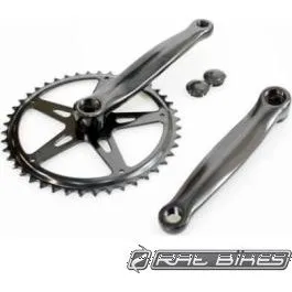 Leenders Crankstel 44T 170mm Zwart Staal 1/8