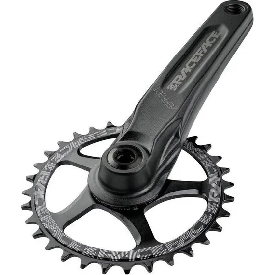 Race Face Aeffect Crankset 170mm Zonder Kettingbladen Satijnzwart
