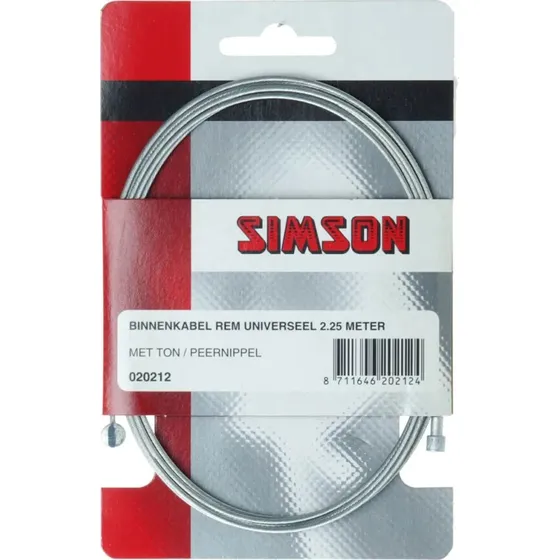 Simson Rem Binnenkabel 2,25m Gegalvaniseerd