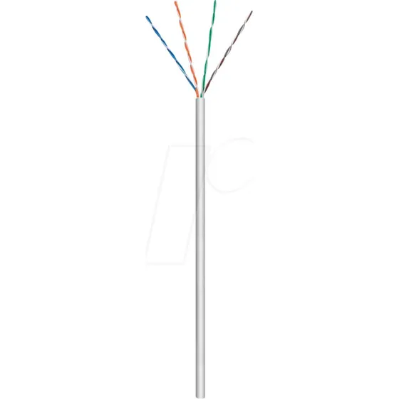 Goobay CAT6 U/UTP Netwerkkabel 100 m Grijs