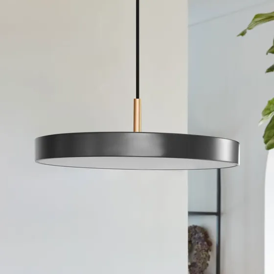 UMAGE Asteria Mini LED hanglamp - Antraciet/Messing - Ø 31 cm