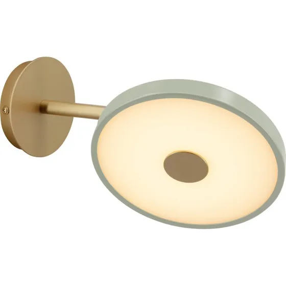 UMAGE Asteria Short LED wandlamp - Olijfgroen/Messing