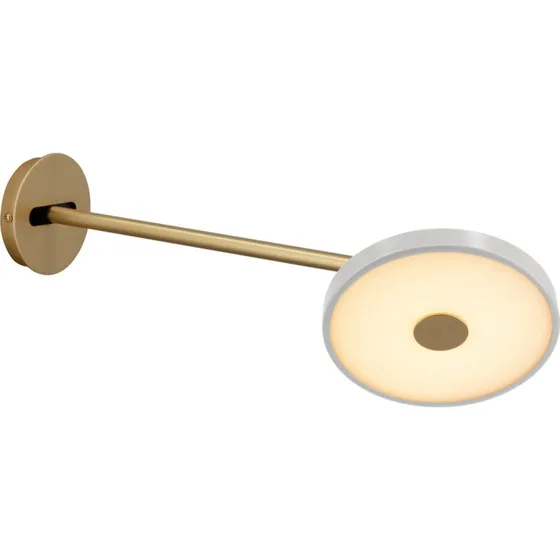 UMAGE Asteria Long LED wandlamp - Grijs/Messing
