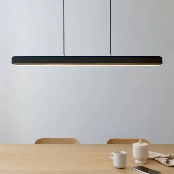 UMAGE Hazel Branch LED Hanglamp - Zwart/Messing - 100 cm
