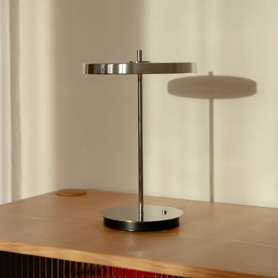 UMAGE Asteria Move LED tafellamp - Gepolijst staal - 31 cm