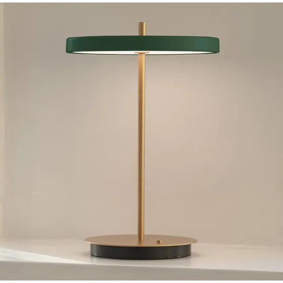 UMAGE Asteria Move LED tafellamp - Bosgroen/Messing - 31cm