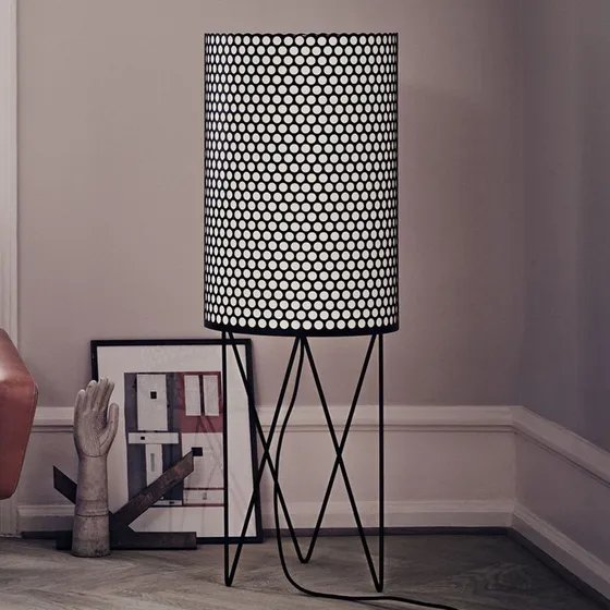 GUBI Pedrera PD2 Vloerlamp - Zwart - Dimbaar