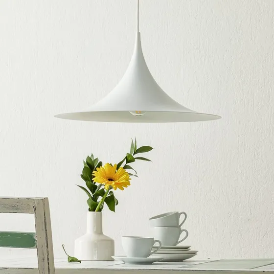 Gubi Semi Hanglamp Ø47 cm - Mat Wit