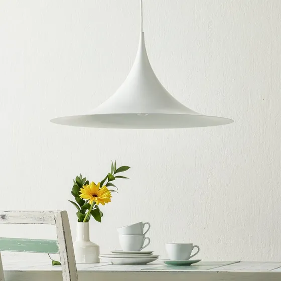 Gubi Semi Hanglamp Ø60 cm - Mat Wit