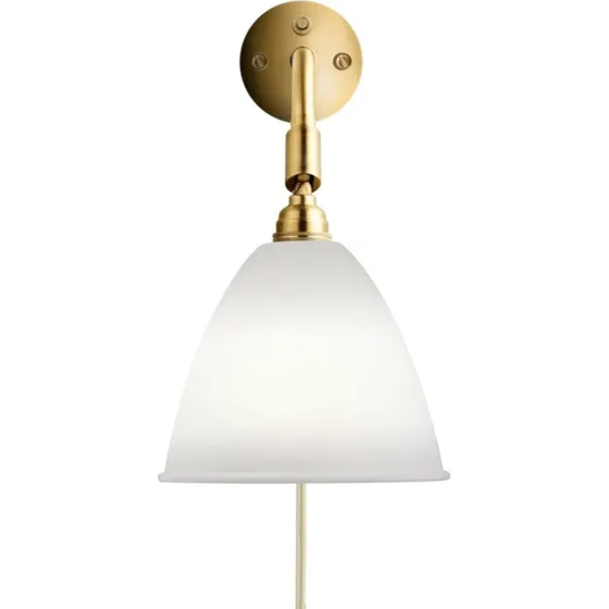 Gubi Bestlite BL7 wandlamp - Porselein & Messing - 16 cm