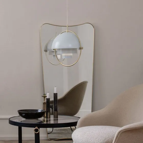 Gubi Multi-Lite Hanglamp - Chroom/Wit - Ø 36 cm