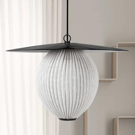 Gubi Satellite Hanglamp Ø 22 cm Crème Wit