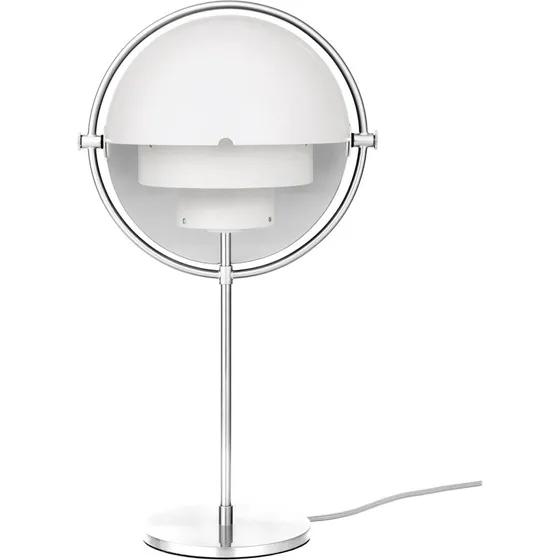 Gubi Multi-Lite Tafellamp - Chroom/Wit - 50 cm