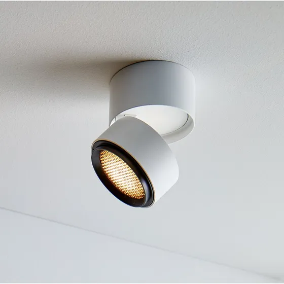 LOOM DESIGN Ray LED plafondspot 13W wit Ø9,3cm dimbaar