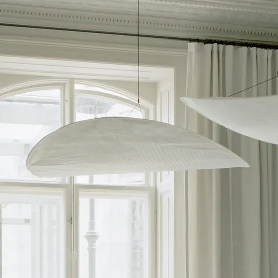 New Works Tense LED hanglamp - Ø 90 cm - Wit
