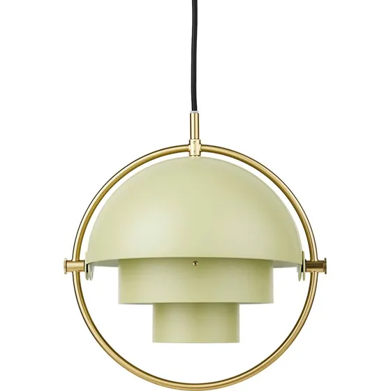 Gubi Lite Multi-Lite Hanglamp, Ø 36 cm, Messing/Crème