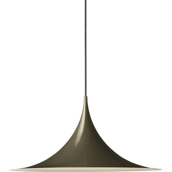 Gubi Semi Hanglamp Ø47 cm - Glanzend Cacaobruin