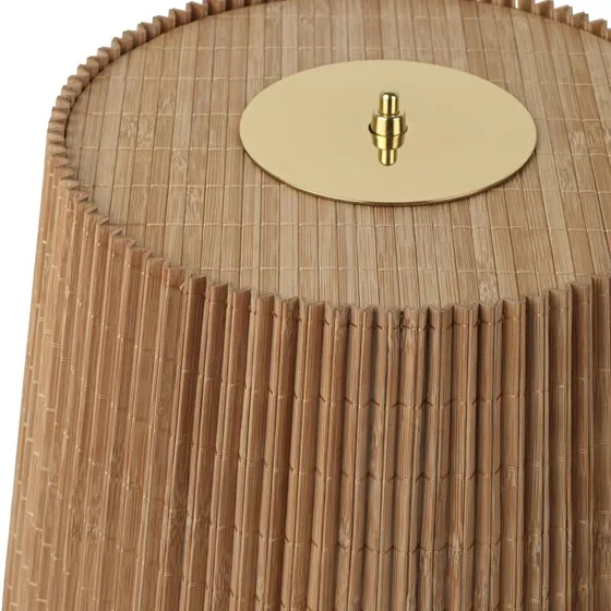 Gubi 9205 Tafellamp - Messing & Bamboe - Paavo Tynell Design
