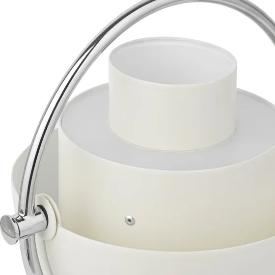 Gubi Multi-Lite Tafellamp - Accu - Chroom/Wit - 30 cm
