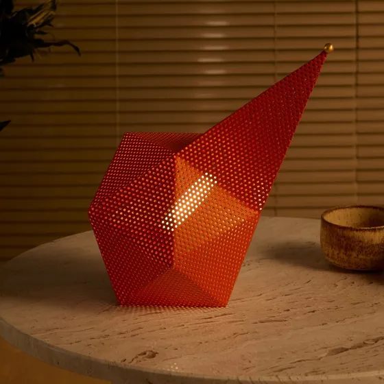 Gubi Bagdad LED Tafellamp - Oranje - 36 cm