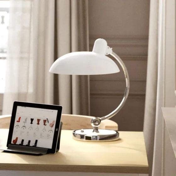 Fritz Hansen Kaiser Idell 6631-T Luxus Tafellamp - Wit