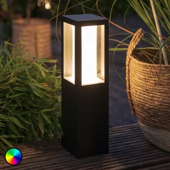 Philips Hue Impress Sokkel Buitenlamp - Zwart - 40cm
