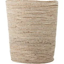 Bloomingville Selena Mand Jute Wit 40x49x40 cm