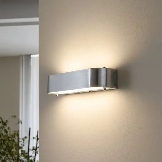 Lindby Nika Wandlamp - Aluminium - Modern - E14