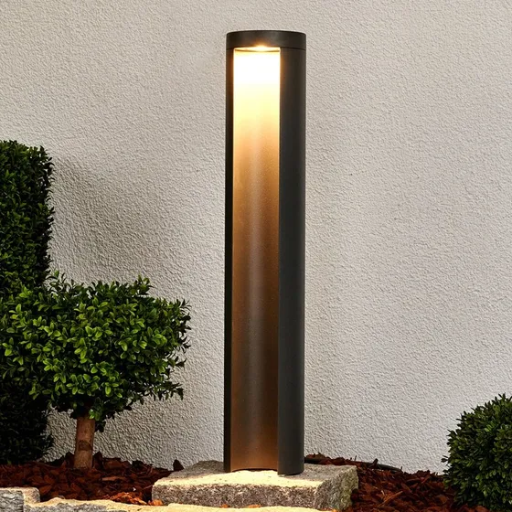 Lucande Jaron LED Tuinpadverlichting - Antraciet - 65 cm